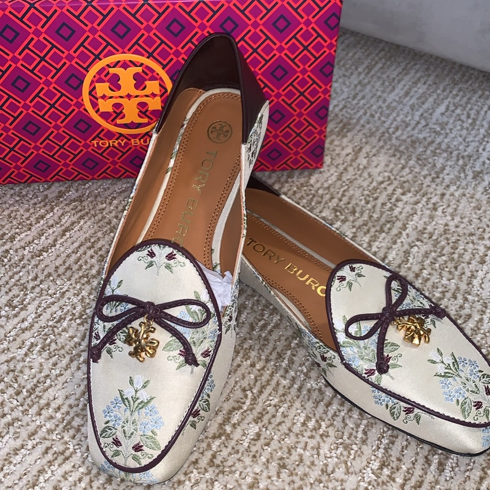 Brocade Tory Burch flats